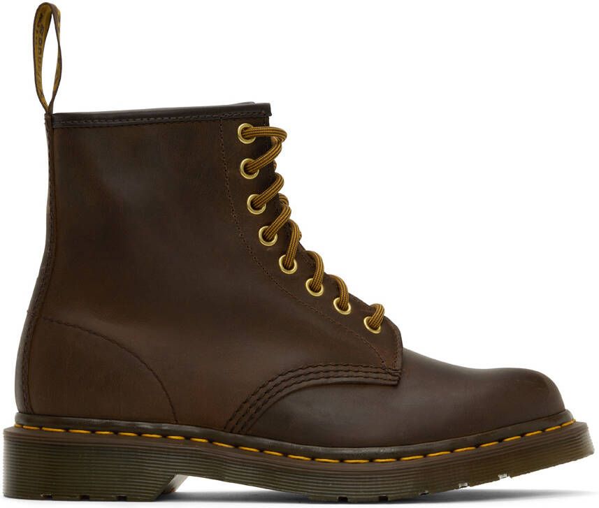 Dr. Martens Brown 1460 Boots - Picture 5