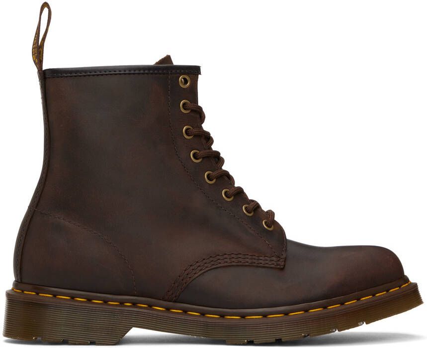 Dr. Martens Brown 1460 Boots - Picture 5
