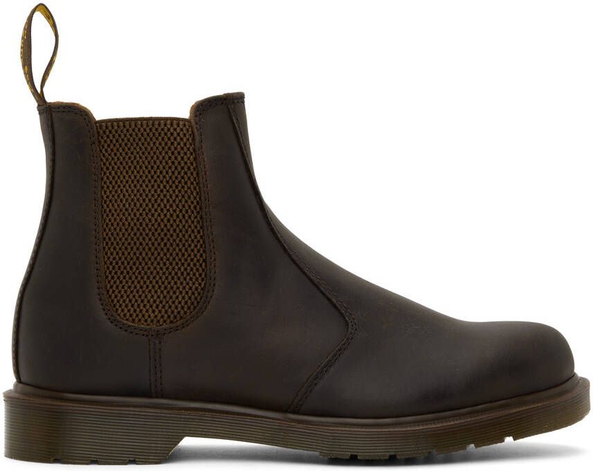 Dr. Martens Brown 2976 Chelsea Boots - Picture 4