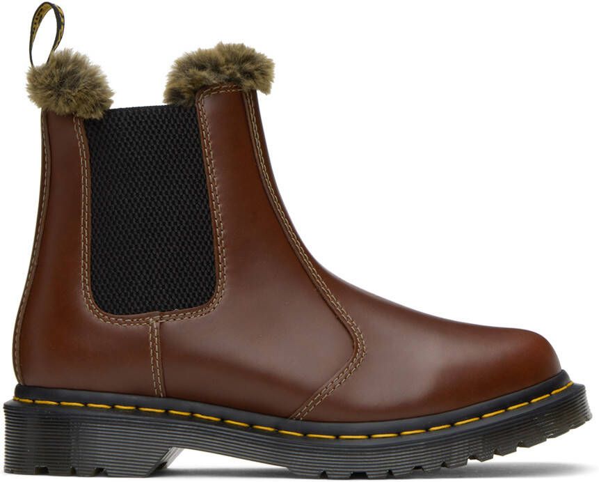 Dr. Martens Brown 2976 Leonore Boots - Picture 4