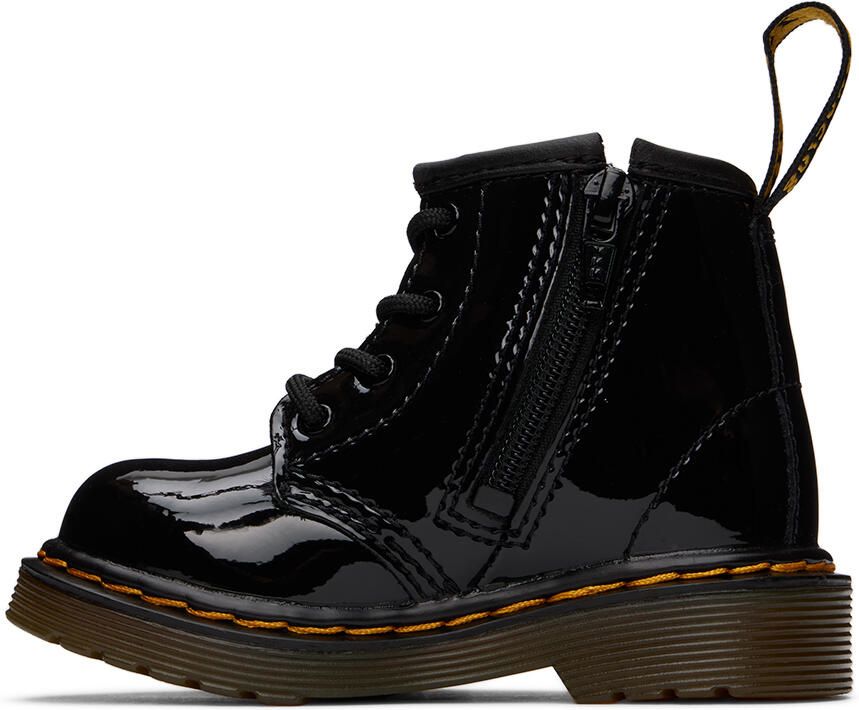 Dr. Martens Baby Black Patent 1460 Boots - Picture 2