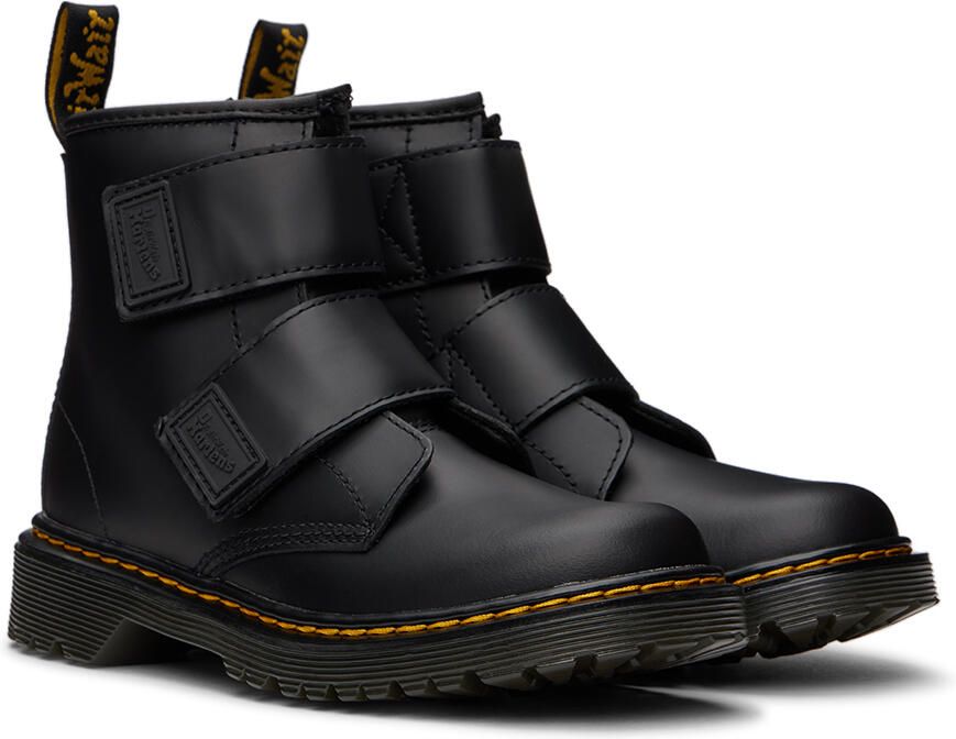 Dr. Martens Baby Black 1460 Double Strap Boots - Picture 5