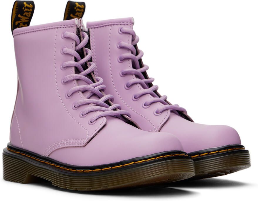 Dr. Martens Kids Purple 1460 Romario Big Kids Boots