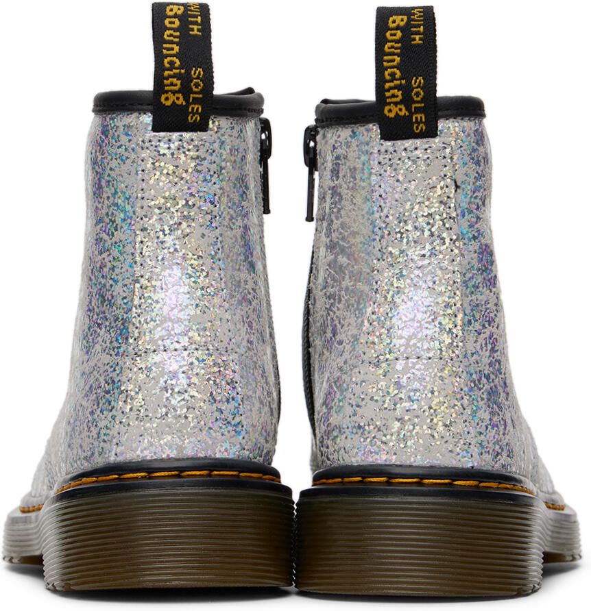 Dr. Martens Baby Silver 1460 Crinkle Boots