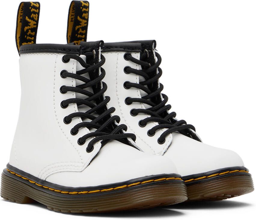 Dr. Martens Baby White 1460 Boots - Picture 3