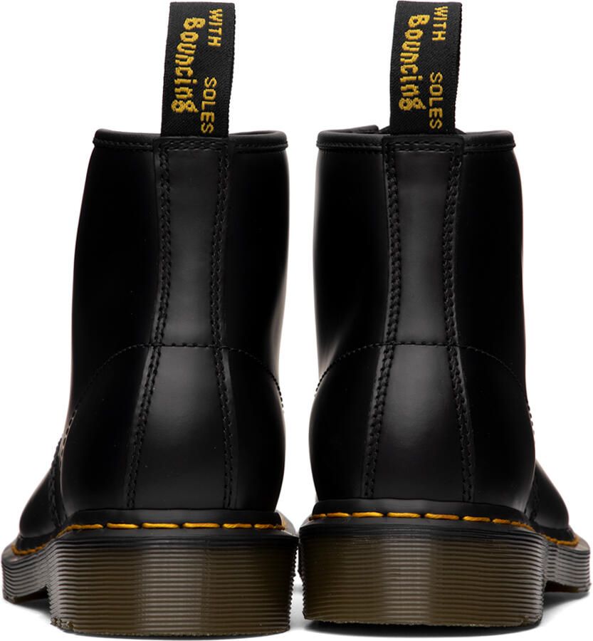 Dr. Martens Black 101 Lace-Up Boots - Picture 5