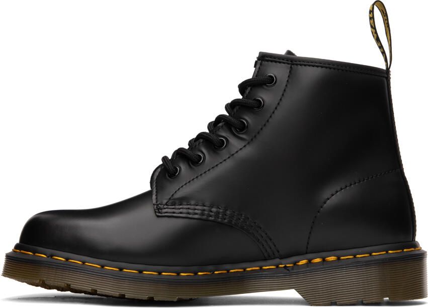 Dr. Martens Black 101 Lace-Up Boots - Picture 3