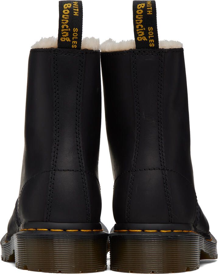 Dr. Martens Black 1460 Boots - Picture 2