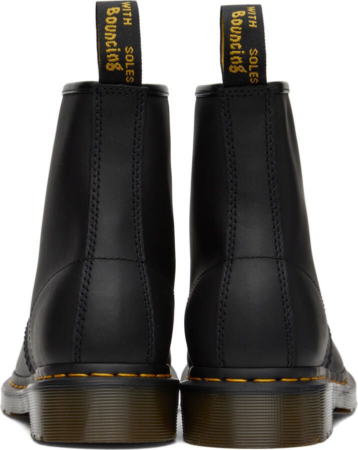 Dr. Martens Black 1460 Greasy Lace-Up Boots - Picture 8