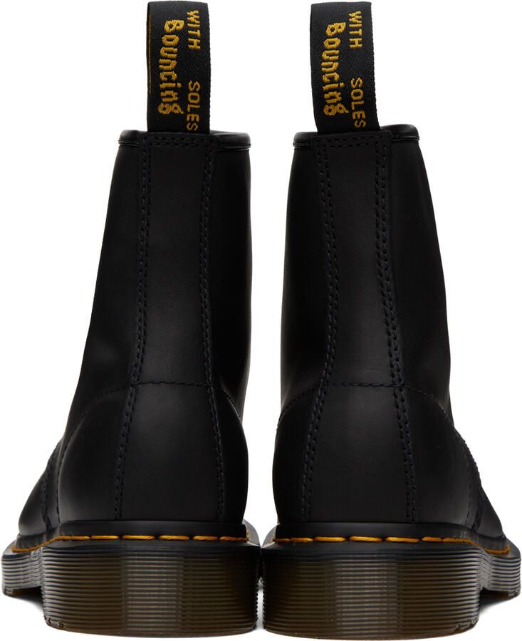 Dr. Martens Black 1460 Greasy Lace-Up Boots