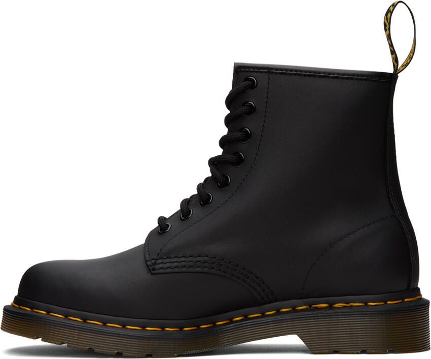 Dr. Martens Black 1460 Greasy Lace-Up Boots - Picture 5
