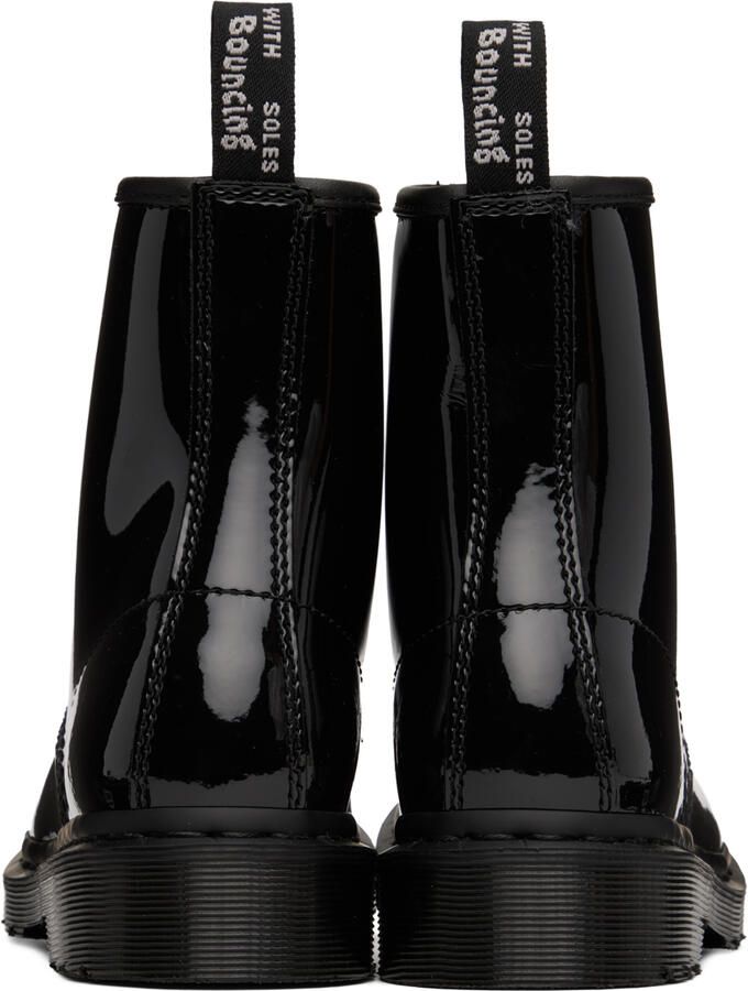 Dr. Martens Black Patent 1460 Mono Boots - Picture 4