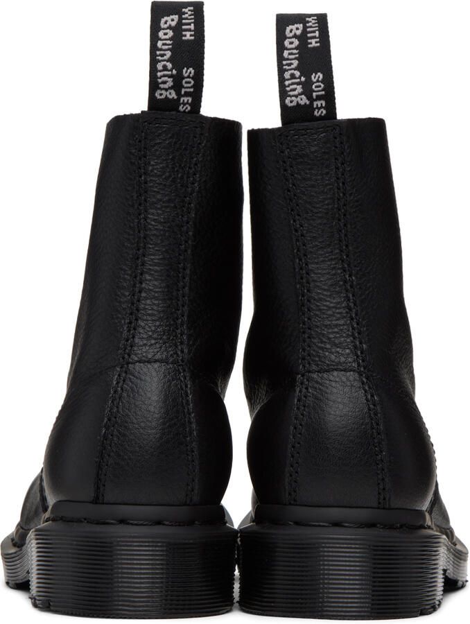 Dr. Martens Black Nubuck 1460 Pascal Boots - Picture 7