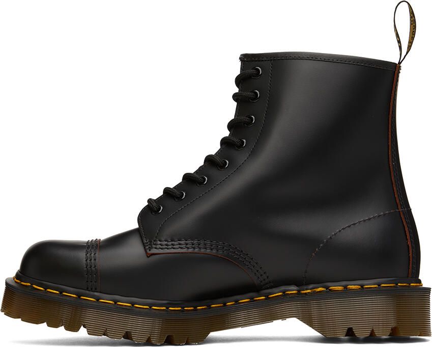 Dr. Martens Black 'Made In England' 1460 Bex Boots - Picture 3