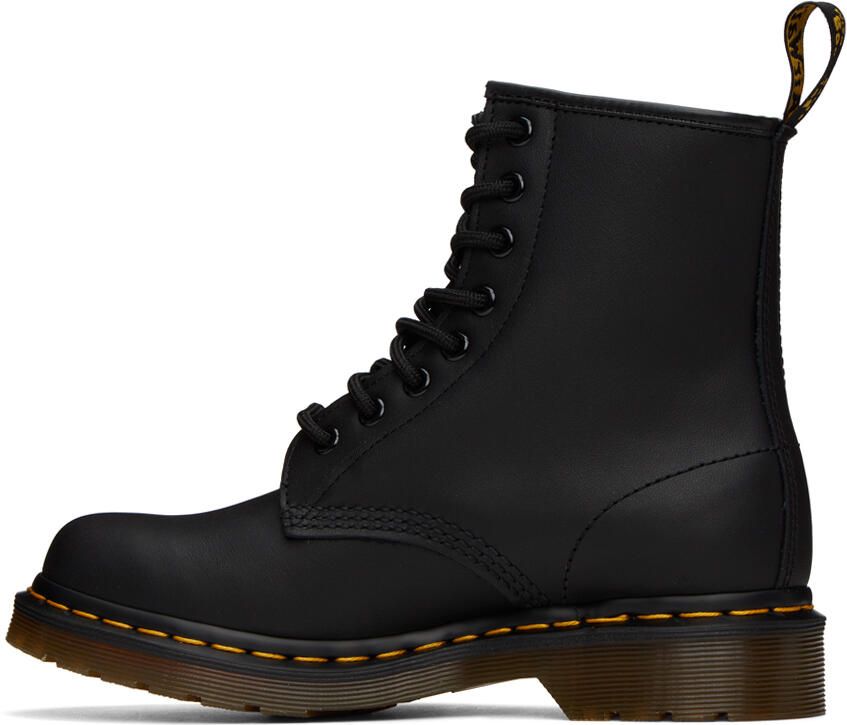 Dr. Martens Black 1460 Vonda Mono Floral Boots - Picture 3