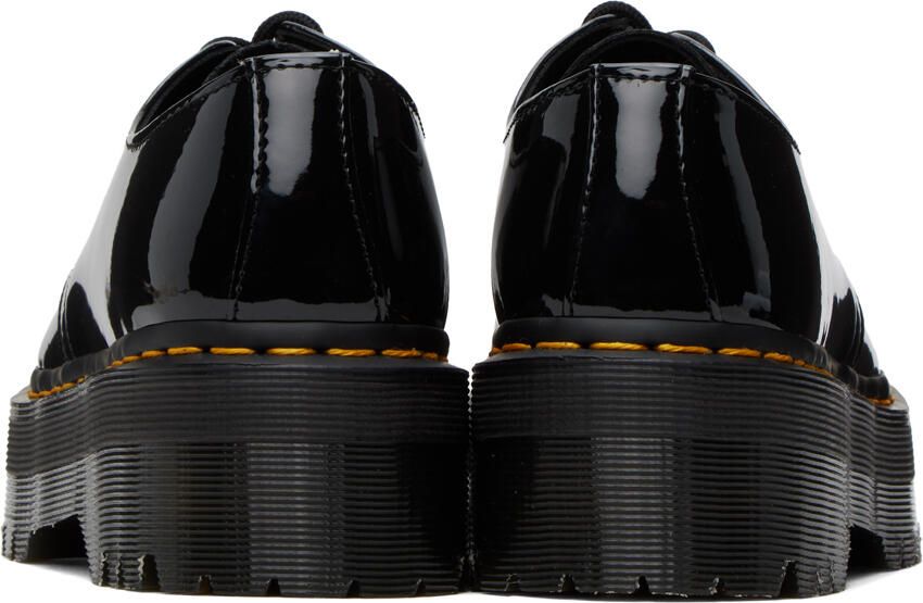 Dr. Martens Black Patent 1461 Quad Platform Derbys
