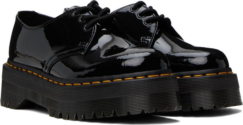 Dr. Martens Black Patent 1461 Quad Platform Derbys - Picture 2