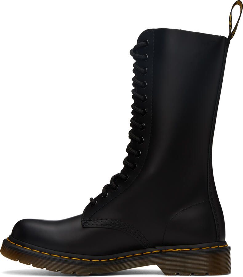 Dr. Martens Black Smooth 1914 Boots - Picture 2