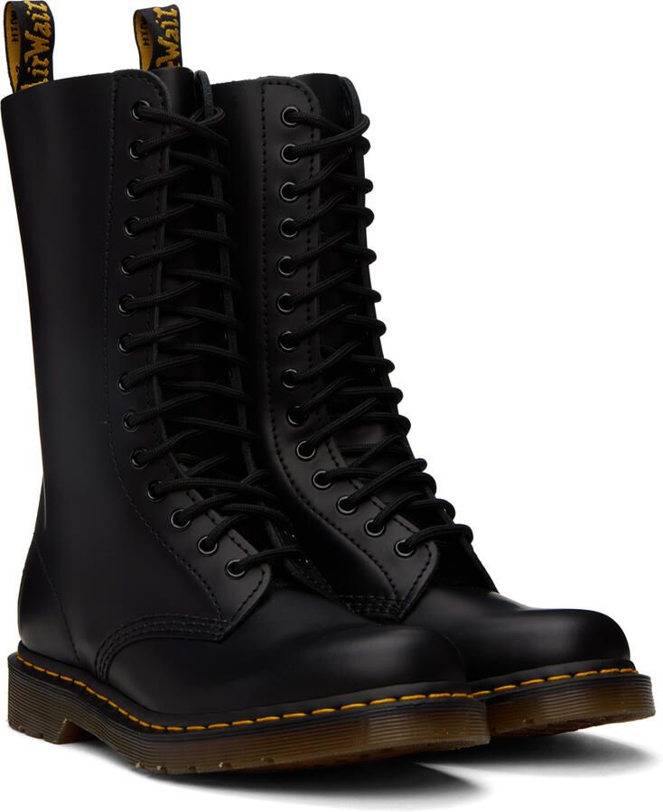 Dr. Martens Black Smooth 1914 Boots - Picture 3