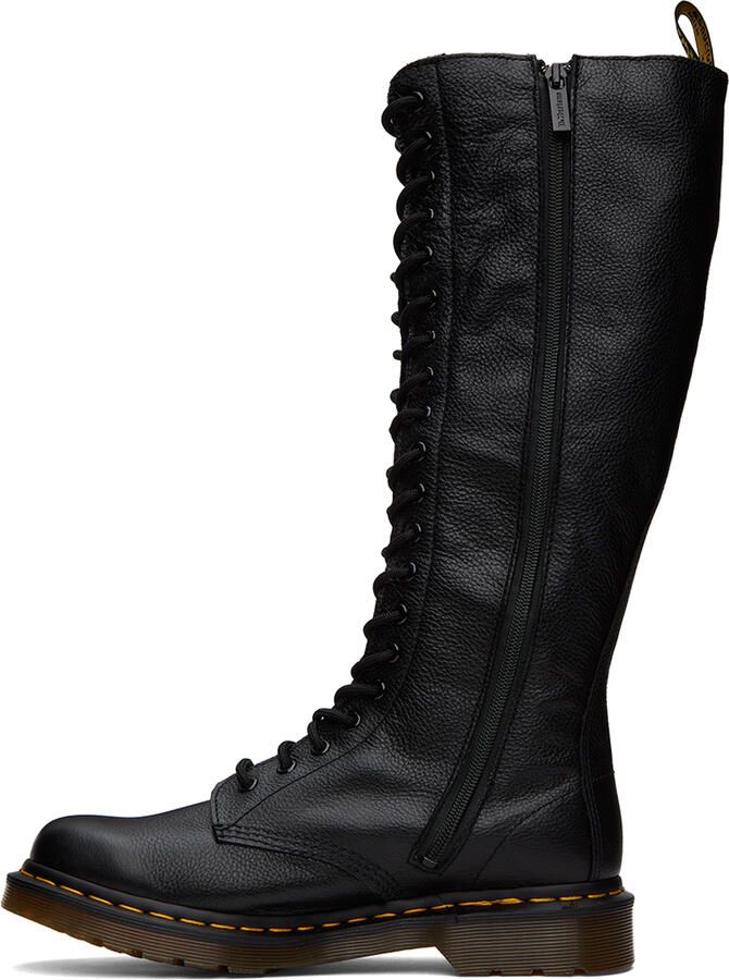Dr. Martens Black Virginia Knee-High Boots