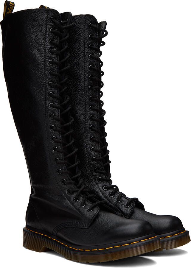 Dr. Martens Black Virginia Knee-High Boots - Picture 3