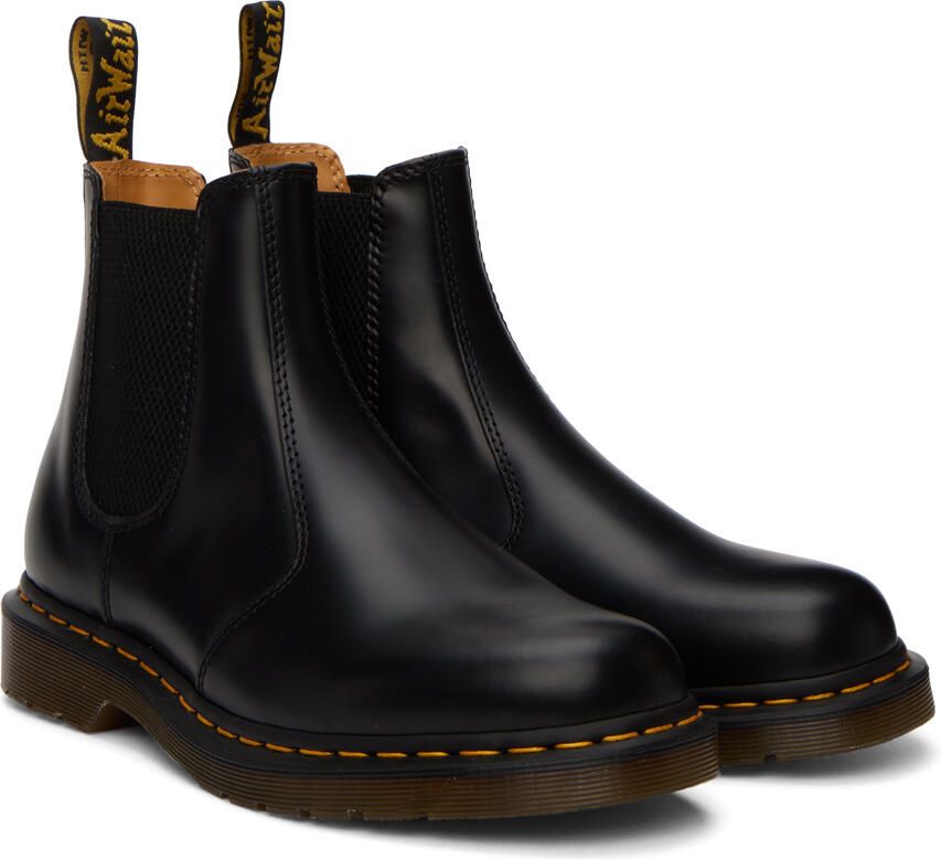 Dr. Martens Black 2976 Smooth Chelsea Boots - Picture 4