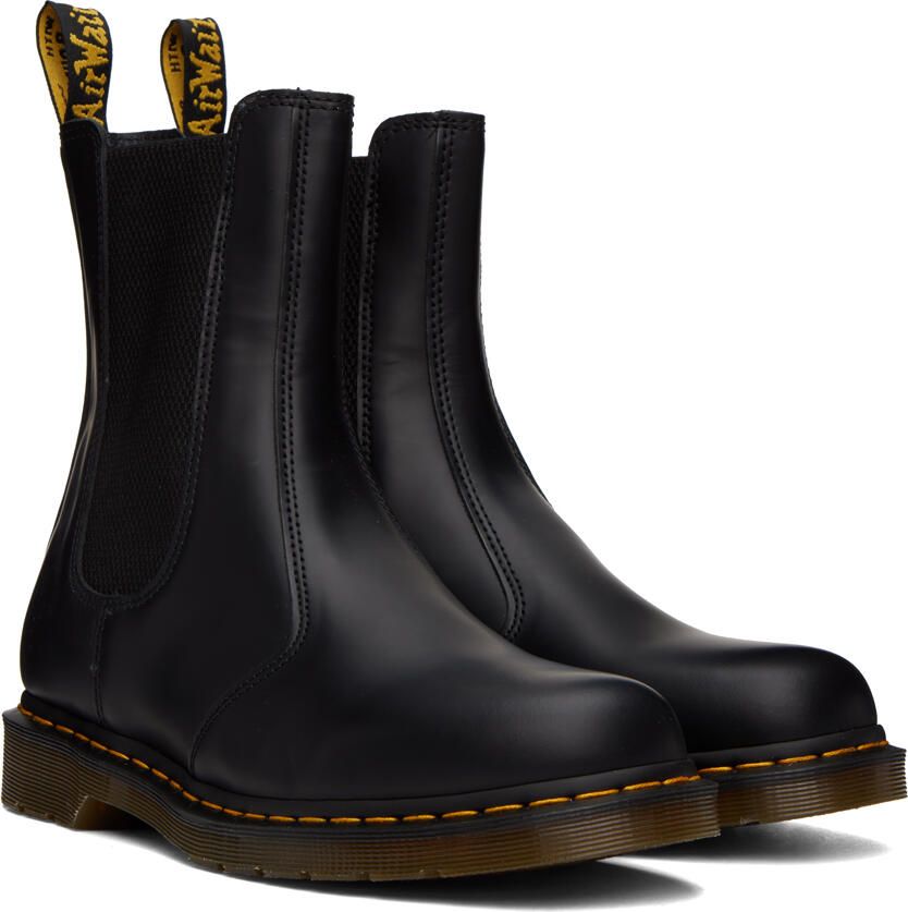Dr. Martens Black 2976 Smooth Chelsea Boots - Picture 3