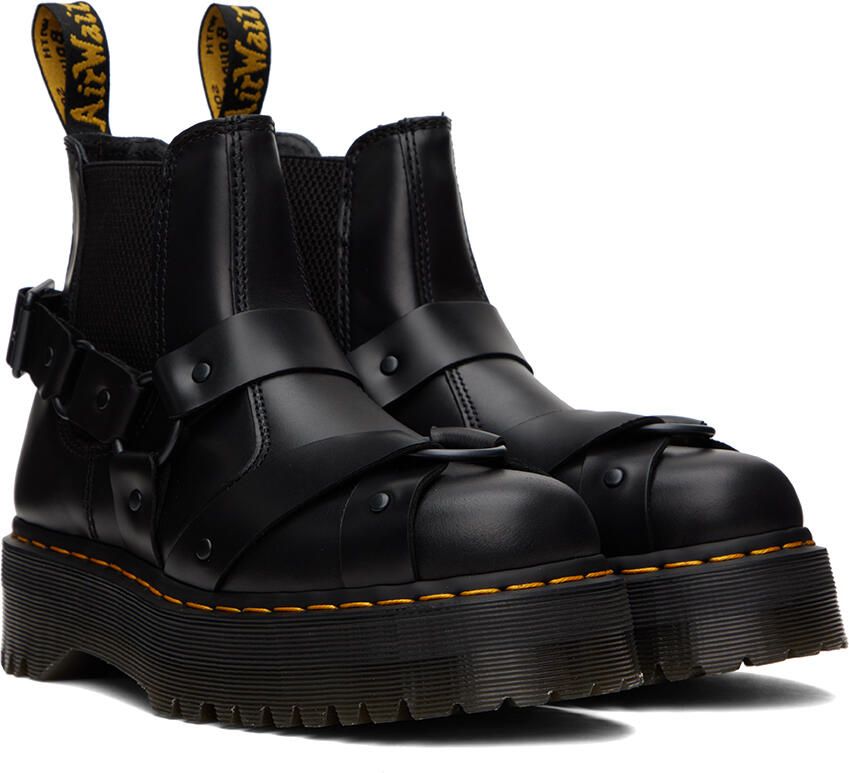 Dr. Martens Black 2976 Quad Harness Chelsea Boots
