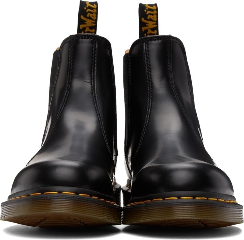 Dr. Martens Black 2976 Smooth Chelsea Boots - Picture 8