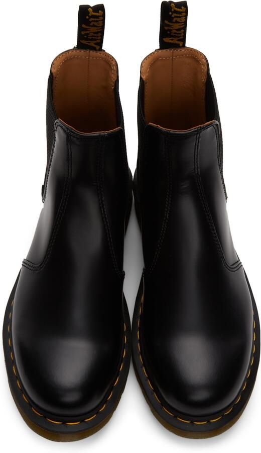 Dr. Martens Black 2976 Smooth Chelsea Boots - Picture 7