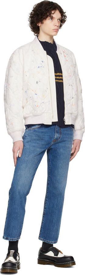 Dr. Martens Black & White 3989 Bex Oxfords - Picture 4