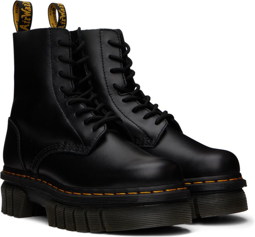 Dr. Martens Black Audrick Nappa Platform Boots