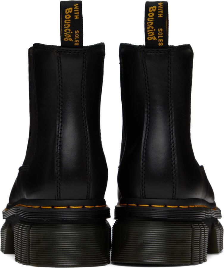 Dr. Martens Black Bethan Smooth Platform Oxfords