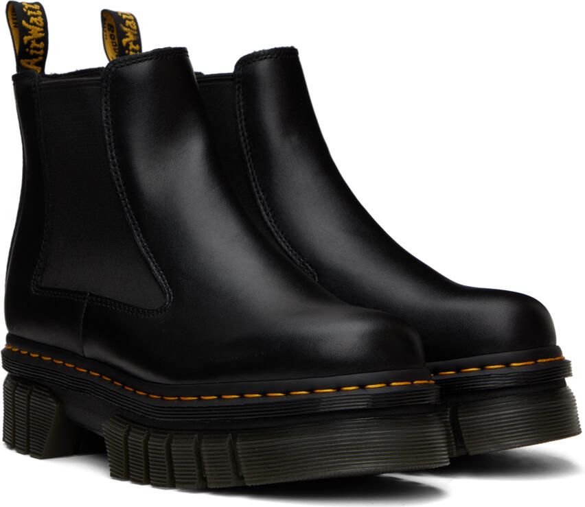 Dr. Martens Black Bethan Smooth Platform Oxfords - Picture 3