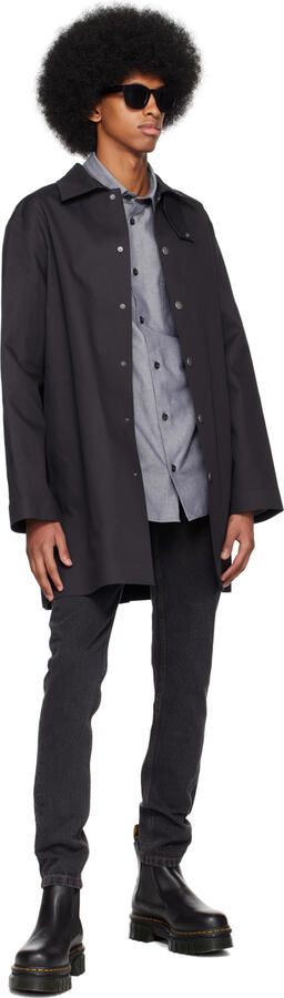 Dr. Martens Black Bethan Smooth Platform Oxfords - Picture 11