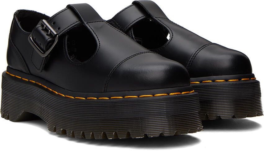 Dr. Martens Black Bethan Smooth Platform Oxfords - Picture 7
