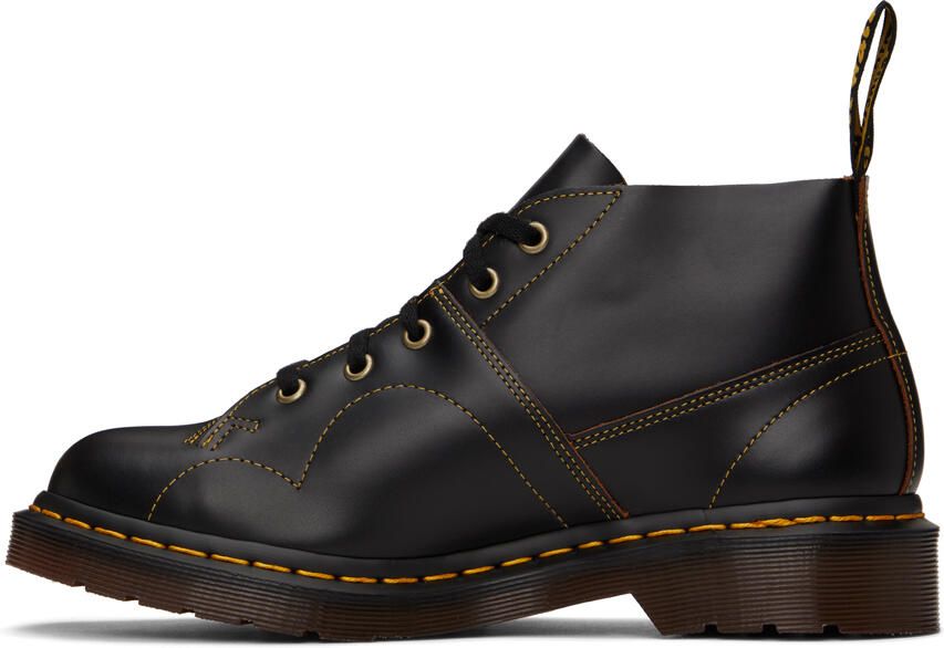 Dr. Martens Black Church Boots - Picture 2
