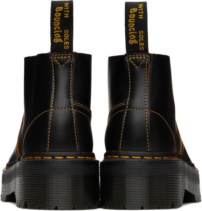 Dr. Martens Black Platform Church Boots