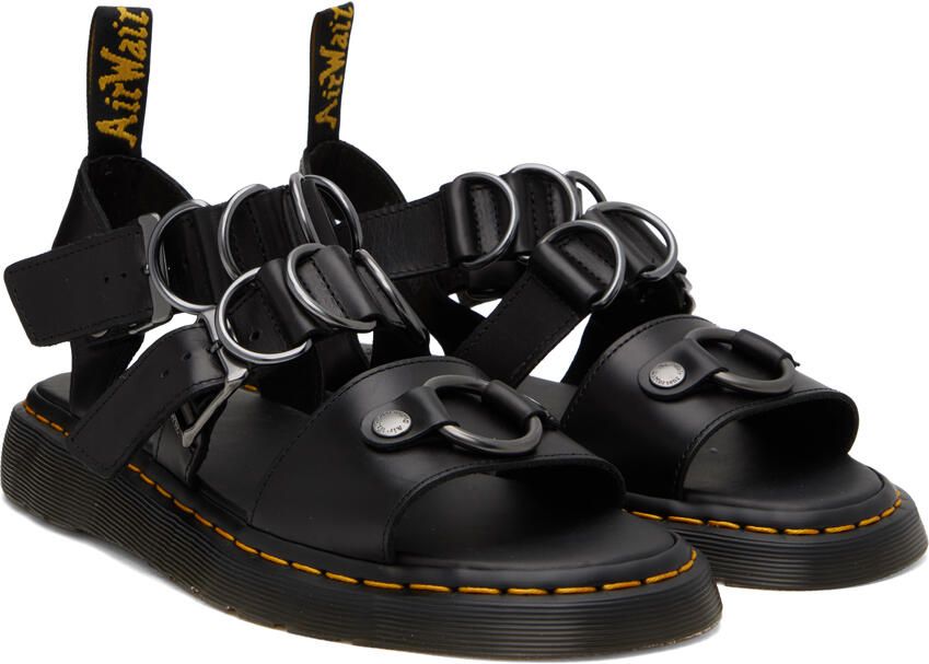 Dr. Martens Black Gryphon Alt Sandals - Picture 2