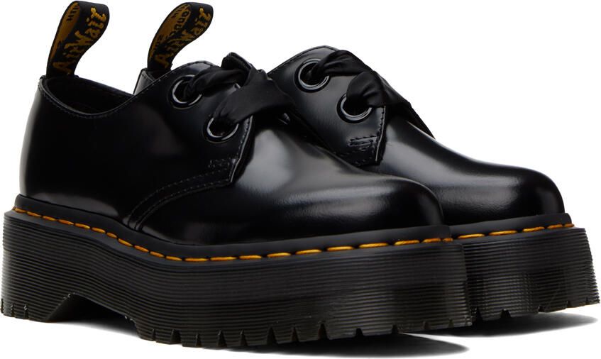 Dr. Martens Black Holly Platform Derbys - Picture 2
