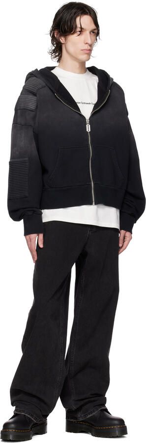 Dr. Martens Black Faux-Fur Lined Platform Jadon Boots - Picture 5