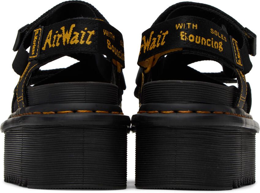 Dr. Martens Black Kimber Sandals