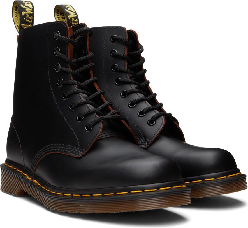 Dr. Martens Black 'Made In England' 1460 Vintage Boots
