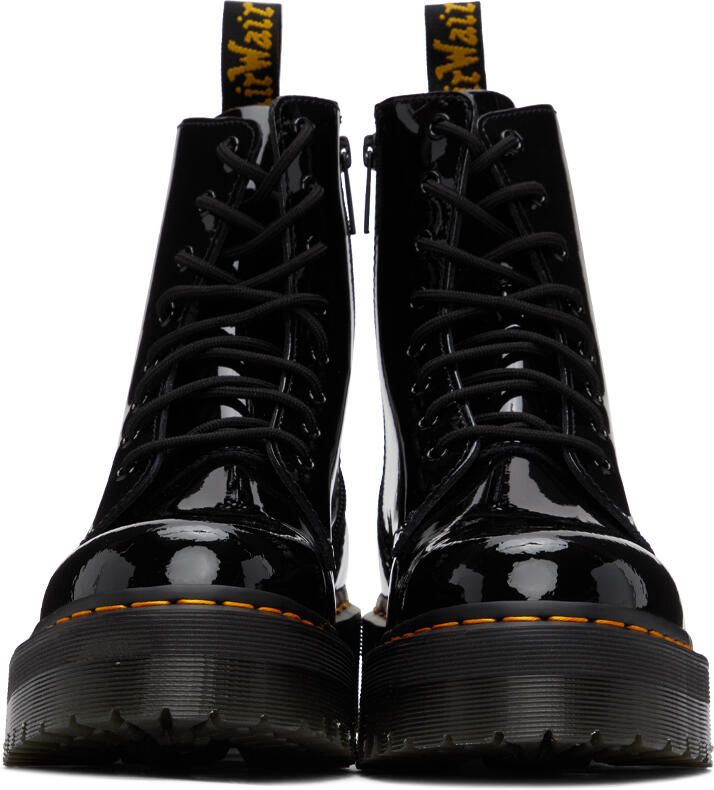 Dr. Martens Black Patent Jadon Platform Boots - Picture 2