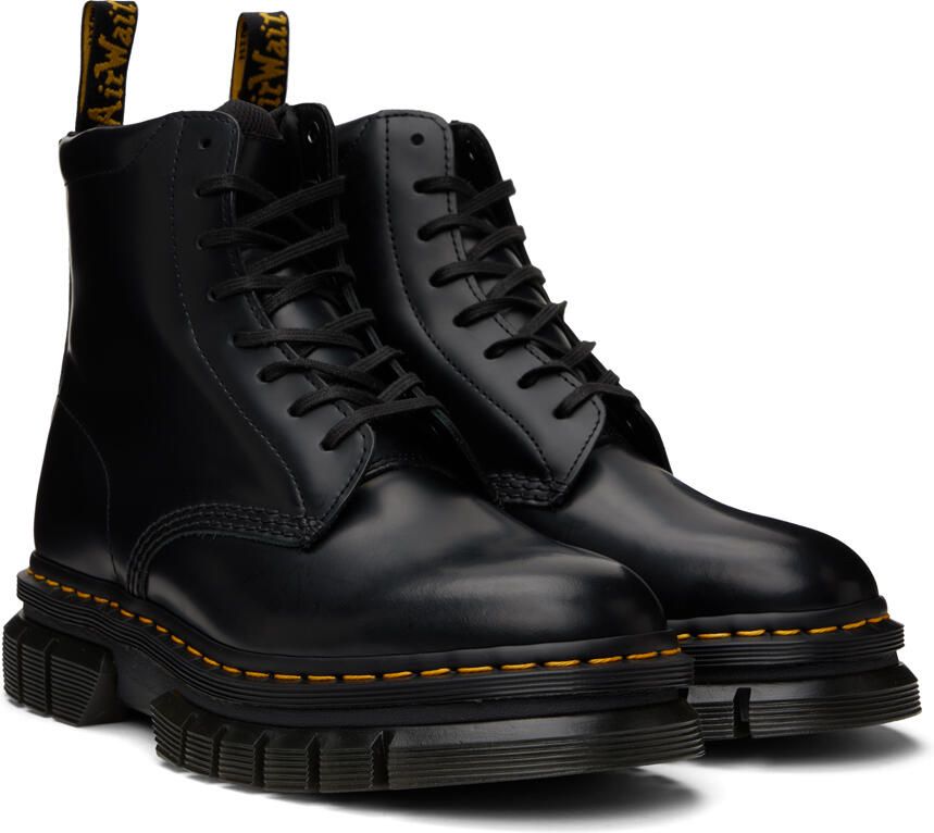 Dr. Martens Black Nubuck 1460 Pascal Boots - Picture 3