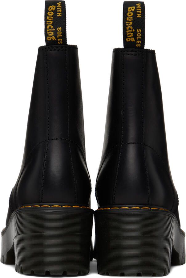 Dr. Martens Black Shriver Hi Ankle Boots - Picture 3