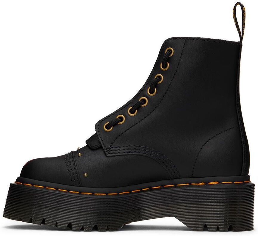 Dr. Martens Black Sinclair Floral Bloom Boots