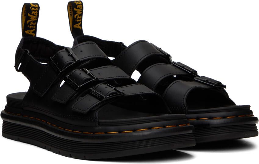 Dr. Martens Black Soloman Sandals - Picture 2