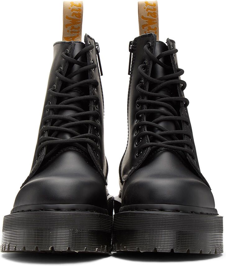 Dr. Martens Black Vegan Jadon 2 Mono Platform Boots - Picture 2