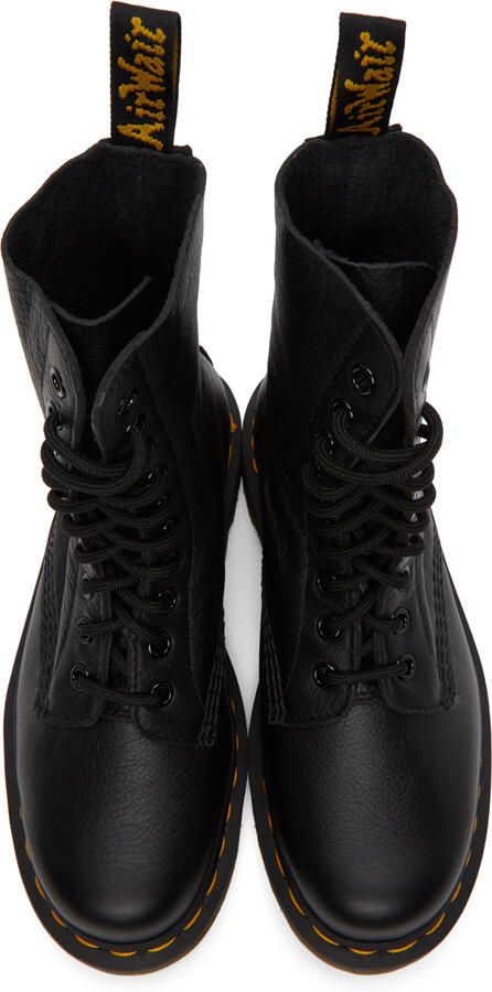 Dr. Martens Black Virginia Mid-Calf Boots - Picture 4